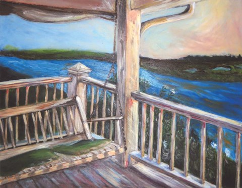 Framed Porch Print