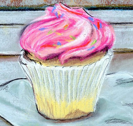 Framed Cupcake Print