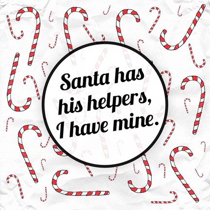 Framed Santa's Helpers Print