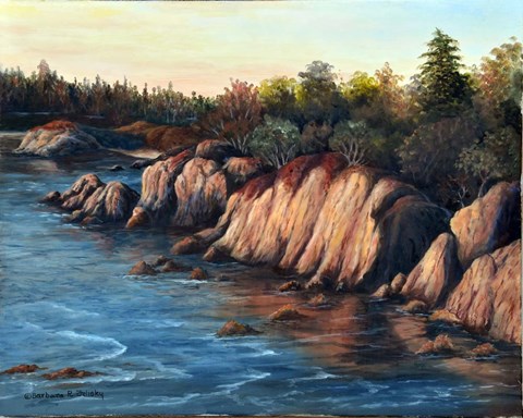 Framed Carmel Sunset Print