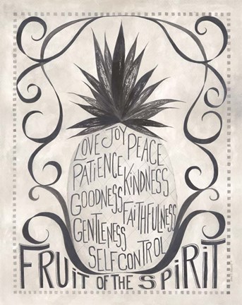Framed Fruit of the Spirit Print