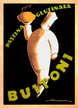 Framed Buitoni 1928 Print