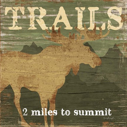Framed Trail Print
