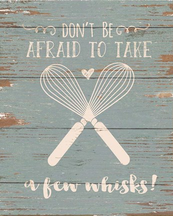 Framed Whisks Print