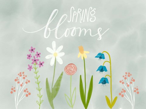 Framed Spring Blooms Print