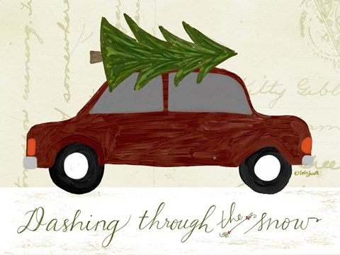 Framed Dashing Print