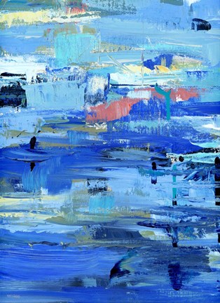 Framed I Love the Water Print