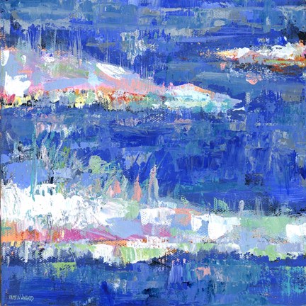 Framed Blue Series Calm Print