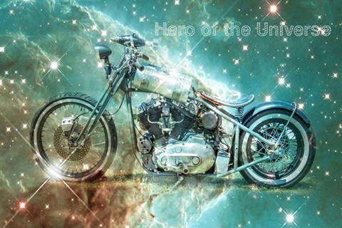 Framed Hero of the Universe Print