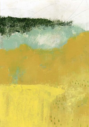 Framed Yellow Field II Print