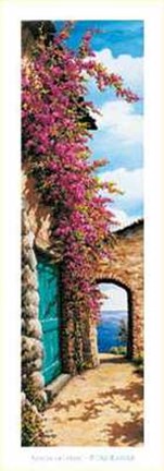 Framed Scorcio Sul Mare Print