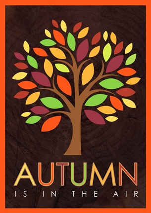 Framed Autumn Tree Print