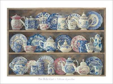 Framed Collezione di Porcellane 1 Print