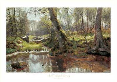 Framed Woodland Spring Print