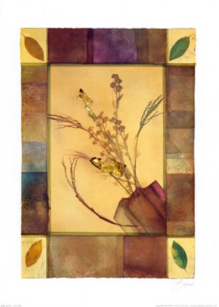 Framed Bouquet II Print