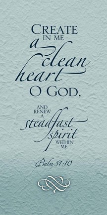 Framed Create in Me Print