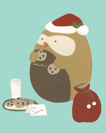 Framed Happy Owlidays IX Print