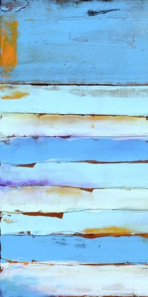 Framed Blue Jam I Print