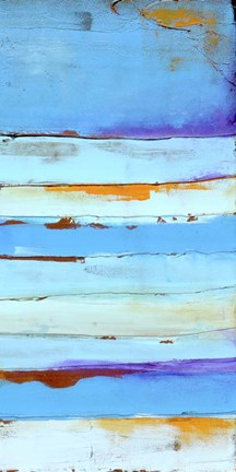 Framed Blue Jam II Print