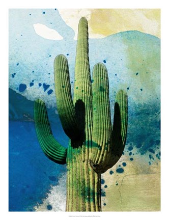 Framed Cactus Abstract Print