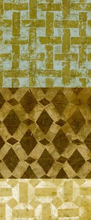 Framed Tiled Up III Print