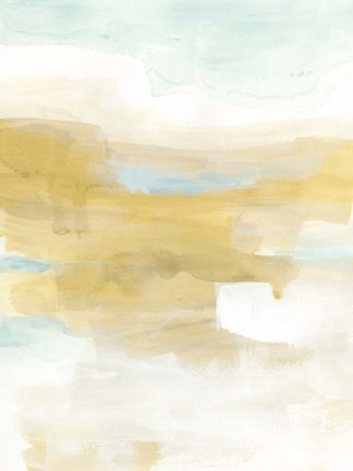 Framed Citron Vista I Print