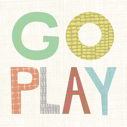 Framed Kid Play III Print