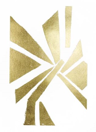 Framed Gold Foil Symbiotic VI Print