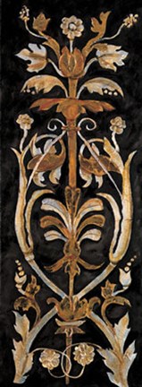 Framed Classic Scroll I Print