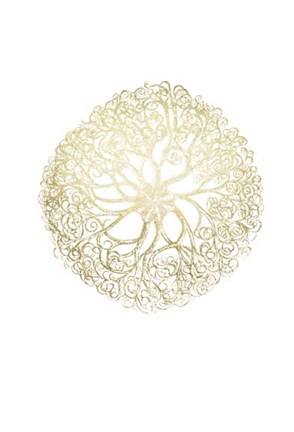 Framed Gold Foil Ocean Gems I Print