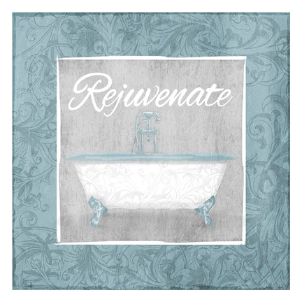 Framed Rejuvenating Bath Print