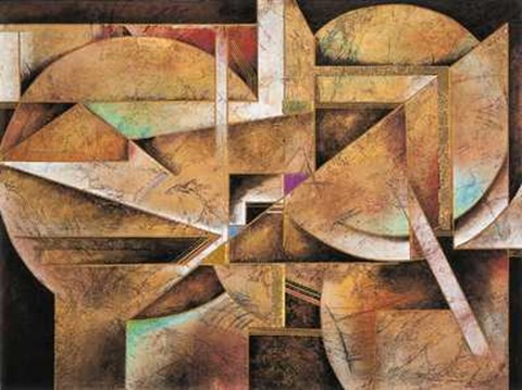 Framed Metallic Games Print