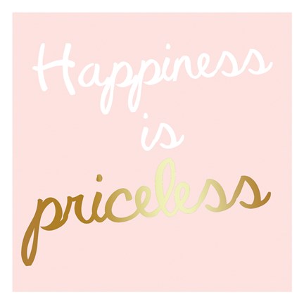 Framed Priceless Happiness Print