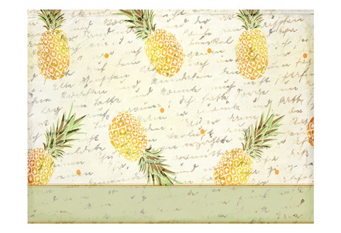 Framed Pineapple Letter Print