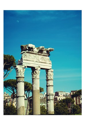 Framed Roman Ruins Print