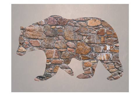 Framed Bear Woods Print