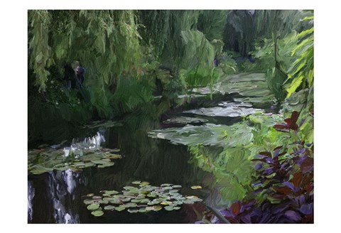 Framed Giverny Pond Print