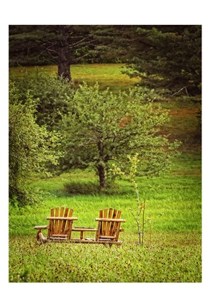 Framed Mountain Chairs Print