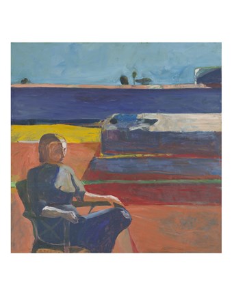 Framed Woman on a Porch, 1958 Print