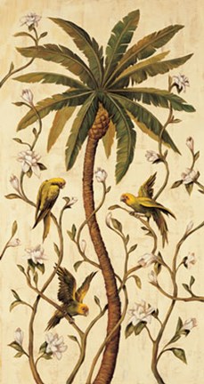 Framed Tropical Panel II Print