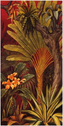 Framed Bali Garden II Print