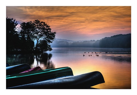 Framed French Creek Sunrise Print