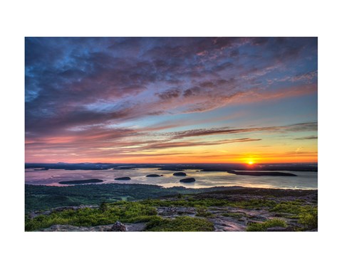 Framed Acadia Sunrise Print