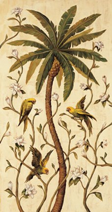 Framed Tropical Panel II Print