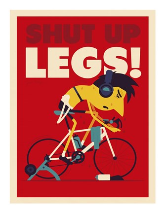 Framed Shut Up Legs Print
