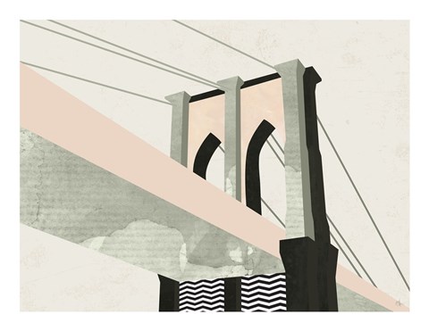 Framed Brooklyn Bridge Print