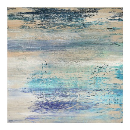 Framed Rare Turquoise Print