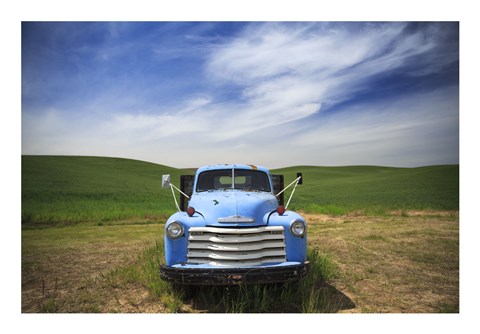 Framed Old Truck Palouse Print