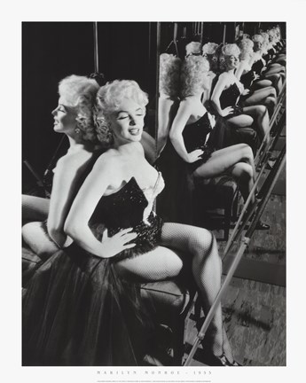 Framed Marilyn Monroe - March 25, 1955 Print