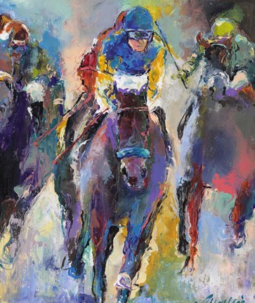 Framed Jockeys Print